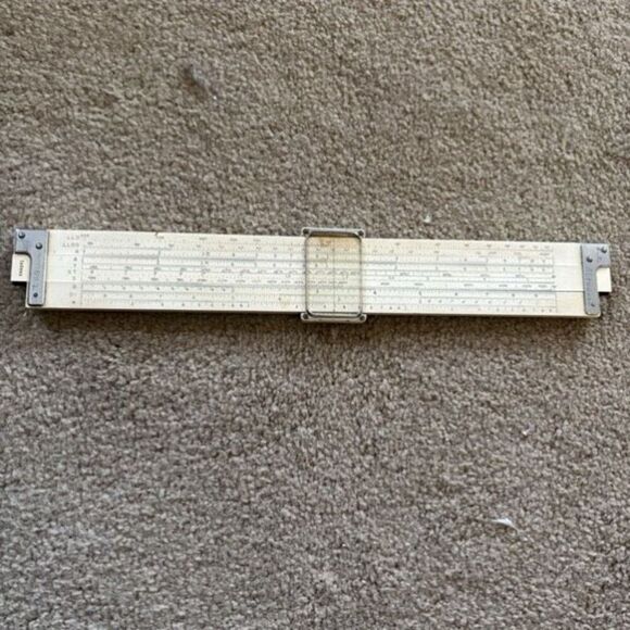 Keuffel & Esser K-E 4081-3 Engineer’s Slide Rule In Leather Case - Picture 5 of 10